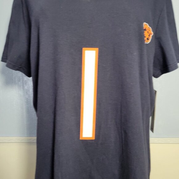 NFL Team Apparel Woman's Extra Large Navy Chicago Bears "Fields" V Neck T-Shirt - Picture 4 of 11